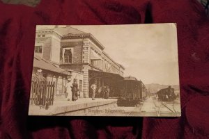 Antique 1912 Svendborg Denmark Railway Station - Banegaarden - 10 Øre Red Stamp