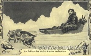 An Eskimo Dog sledge Exploration Unused 