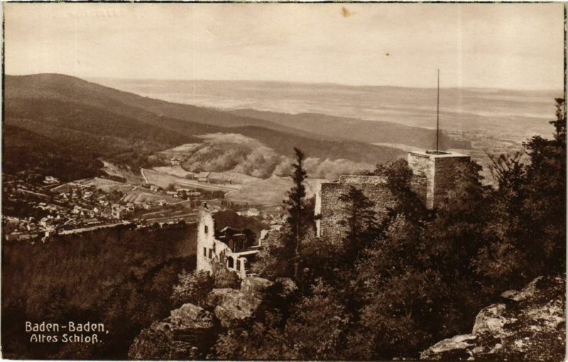 CPA AK Baden-Baden- Altes Schloss GERMANY (888933)