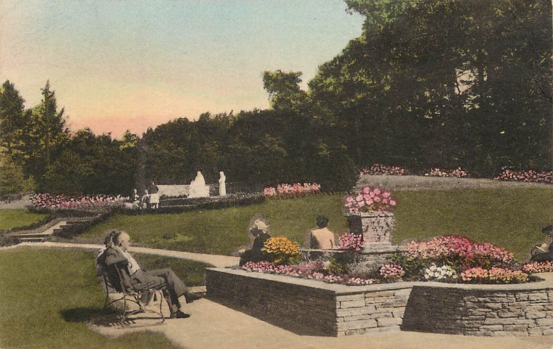 Hand Colored Postcard St. Francis Health Resort Denville NJ Morris County