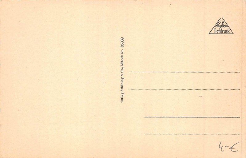 Germany Braunschweig Alte Waage vintage postcard