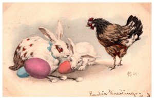 Easter Rabbits, Chicken