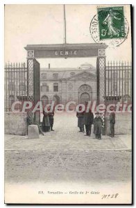 Postcard Old Versailles Grid 1st Genie