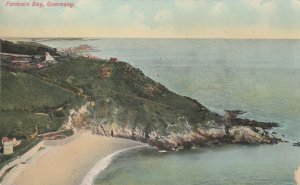 FERMAIN BAY, GUERNSEY, Channel Islands - Vintage POSTCARD