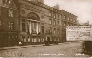 Salutation Hotel Perth Scotland ACU Silversmith c1925 Real Photo Postcard E11