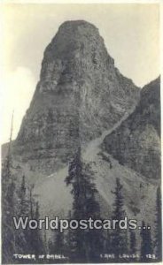 Real Photo Tower of Babel Lake Louise Canada Unused 