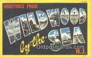 Wildwood by the Sea, NJ USA Large Letter Town 1962 