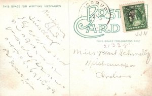 Vintage Postcard 1910's St. Joseph Hospital Medical Building South Bend Indiana