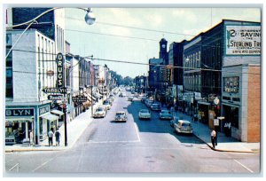 c1960's Drugstore Cafe Dunlop Street Barrie Ontario Canada Vintage Postcard