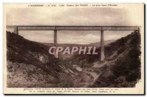 Puy de Dome- Fades Viaduct -The highest d & # 39Europe- -Carte Old Post