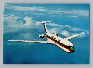 Airplane Postcard Gulf Air Airlines Bahrain Vickers VC-10 AH12