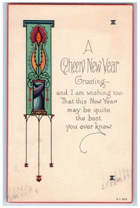 Elk River Minnesota MN Postcard New Year Greeting Message 1926 Posted Vintage