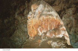 Vintage Postcard Caveman Rock Formation Carlsbad Caverns National Park NM