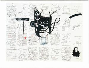 Untitled 1982-1983 Painting by Jean-Michel Basquiat Art Postcard