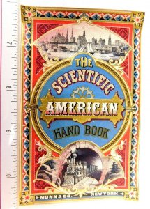 Superb Engraved The Scientific American Weekly Magazine Railroad Trade Card F53