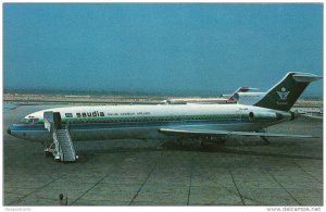 SAUDI Arabian AirlinesBoeing 727-2H3 Jet Airplane , 60-70s