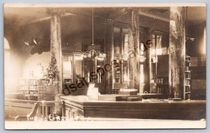 K48/ East Orange New Jersey RPPC Postcard c1910 Public Library Interior 515