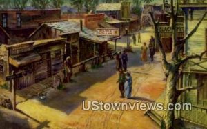 Knott's Berry Farm - Ghost Town, California CA Postcard