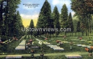 Moravian Cemetery in Winston-Salem, North Carolina