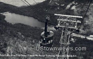 Real Photo - Echo Lake, First Tower in Franconia Notch, New Hampshire