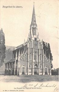 B93657 borgerhout les anvers la facade de l eglise notre dame  belgium