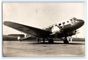 Air France Breguet 670t Airplane Plane Real Photo RPPC Postcard (FT11)