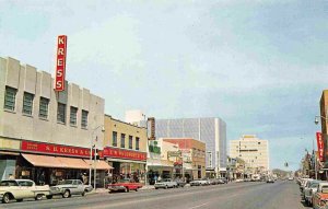 Main Street Kress Woolworth Stores Roswell New Mexico postcard