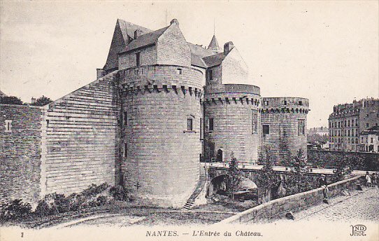 France Nantes L'Entyree du Chateau