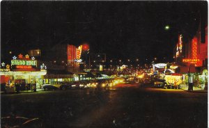 Mexico - Tijuana - unused.  Night life on the strip.