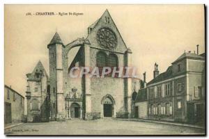 Old Postcard Chartres The Cathedral Church of St Aignan