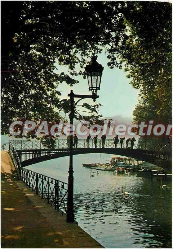 Modern Postcard Annecy (Haute Savoie) The Bridge of Love