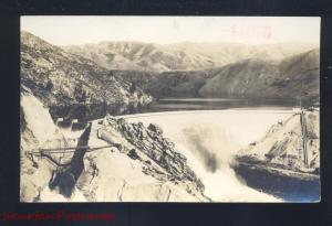 RPPC BOISE IDAHO ARROWROCK DAM IRRIGATION PROJECT OLD REAL PHOTO POSTCARD