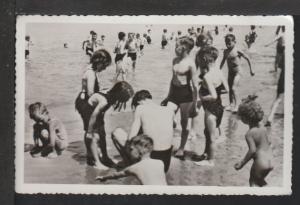 Children,Beach Scene,Strand,Belgium Postcard 
