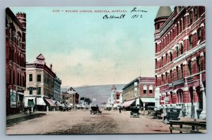 MISSOULA MT HIGGINS AVENUE ANTIQUE POSTCARD