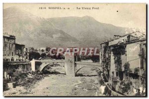 Postcard Old Sospel The Old Bridge