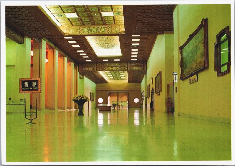 Taiwan First Floor of the Memorial Hall Taipei Vintage Postcard BS.20