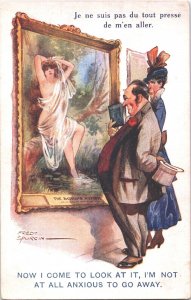 Fred Spurgin Now I Come To Look At It Comic Vintage Postcard 09.14