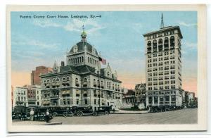 Court House Lexington Kentucky 1920s postcard