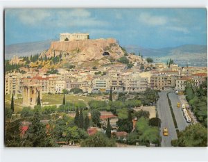 Postcard View toward the Acropolis, Athens, Greece