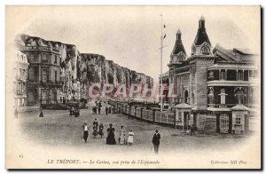 Treport - Casino - shooting the & # 39Esplanade Old Postcard