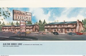 ALAS/KON Border Lodge, Yukon Territory, Canada , 1950-60s ; Mile 1202 Alaska ...