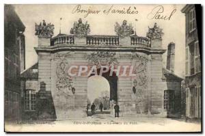 Old Postcard Vitry le Francois Gate Bridge