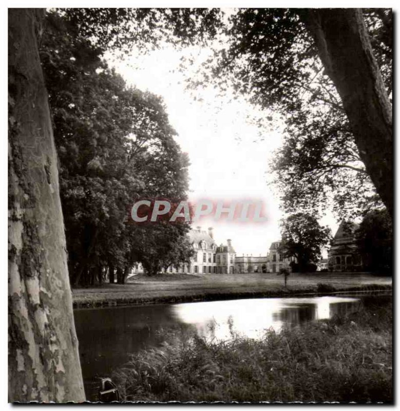 Old Postcard Anet The park and the Chateau