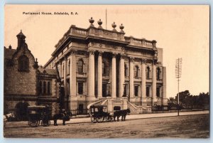 South Australia Australia Postcard Parliament House Adelaide c1910 Antique