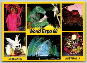 Postcard World Expo 1988 Brisbane Australia