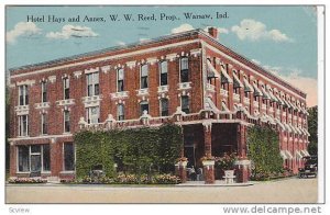 Hotel Hays and Annex, W.W. Reed, Prop., Warsaw, Indiana, 00-10s