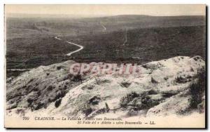 Old Postcard Craonne The valley of Allette to Bouconville