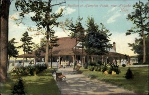 Holyoke Massachusetts MA Hampton Ponds Pavilion c1910 Vintage Postcard