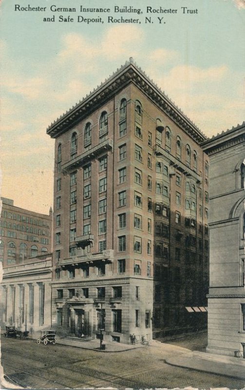 Rochester NY New York Trust & Safe Deposit German Insurance Building pm 1912 DB