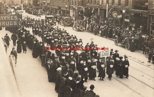 MA, Lowell, Massachusetts, RPPC, Temperance Anti-Alcohol Parade, Prohibition